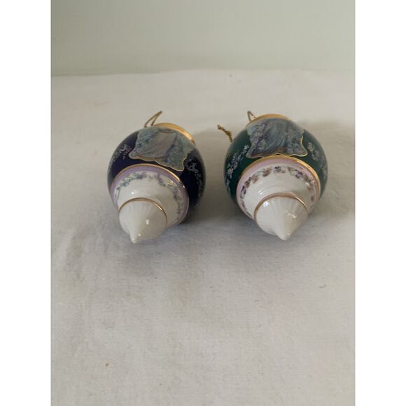 Vintage Heirloom Porcelain Bradford Editions Ornament Symphony of Angels Set 2 - Picture 5 of 7